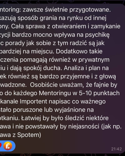 Opinia pozytywna